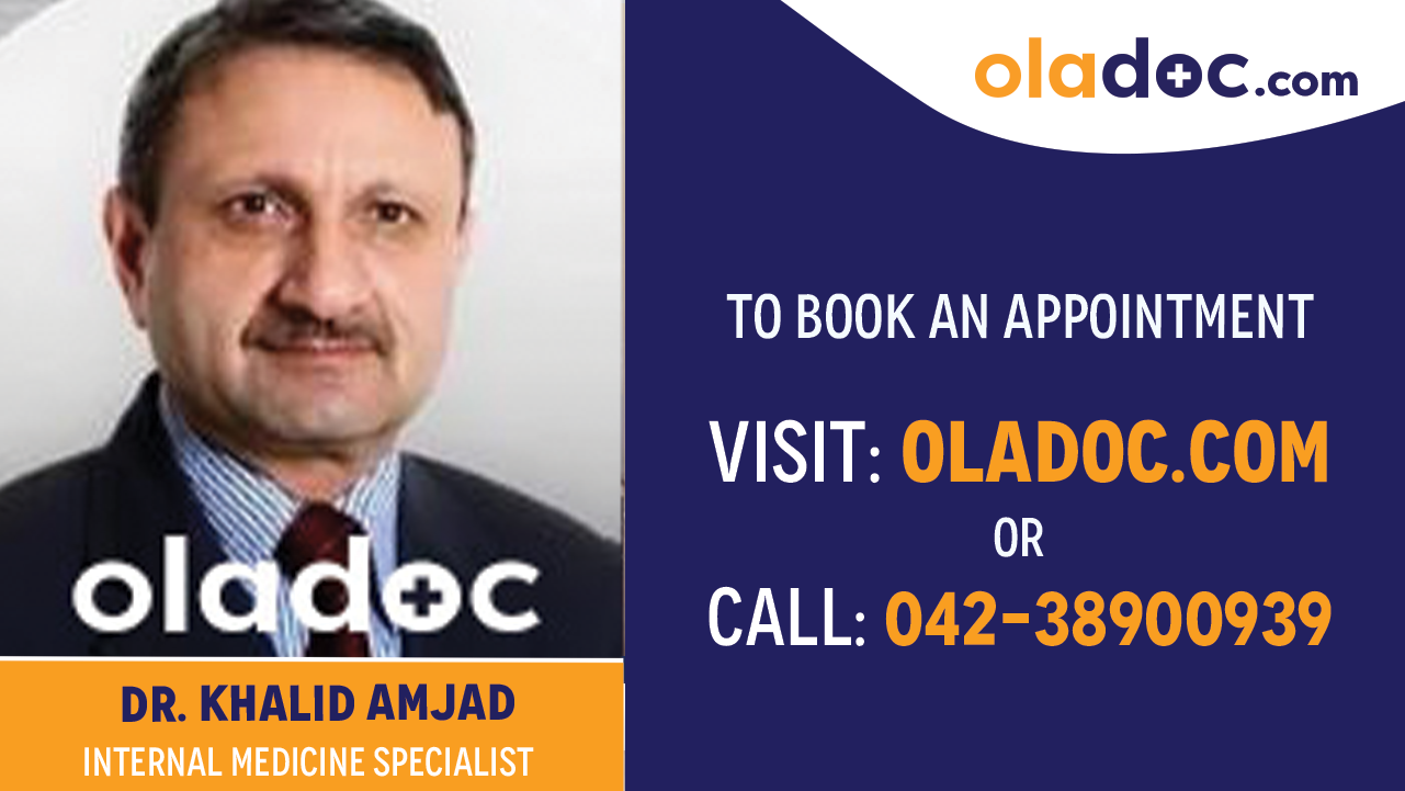 Book appointment with Dr. Khalid Amjad Kayani-best Internal Medicine Specialist in Rawalpindi